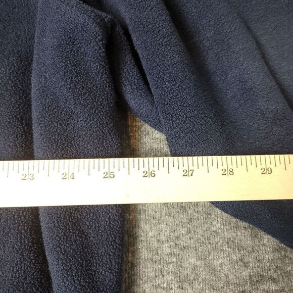 Vtg 90's Polo Ralph Lauren Sport Men's Size XL Navy Blue Fleece Bomber Jacket - Picture 7 of 9